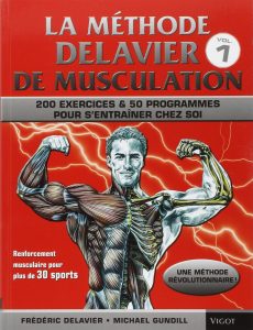 La couverture de la méthode Delavier de musculation volume 1